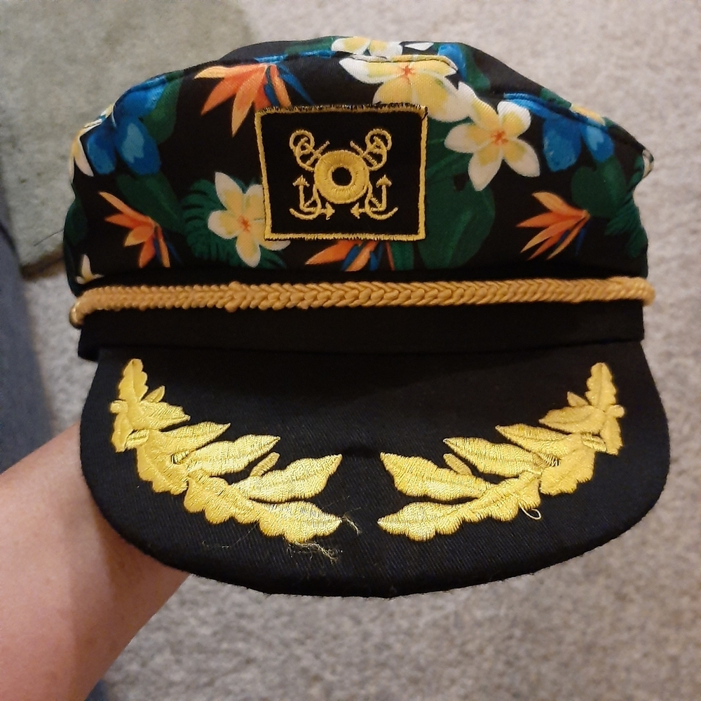 Tropical Paradise Captain Hat